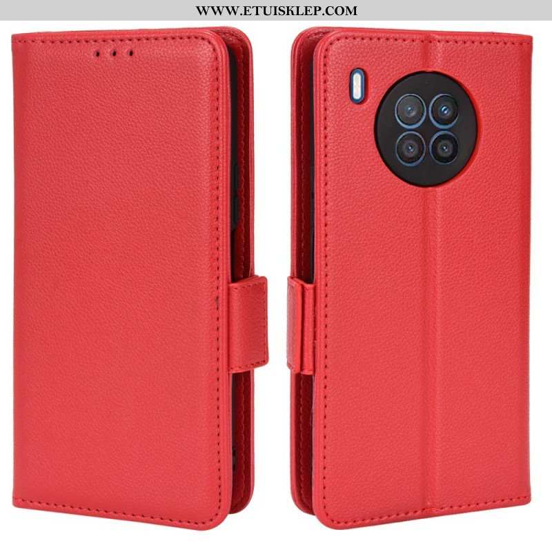 Obudowa Etui Na Telefon do Honor 50 Lite Etui Folio Flap Double Litchi Nowe Kolory